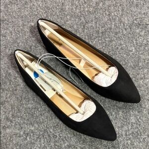 a new day Black Pointed Flats